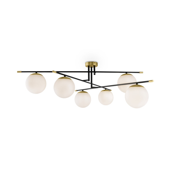 Lampa sufitowa mosiężno-złota NOSTALGIA 6xE14x40W Maytoni 864050
