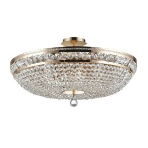Lampa sufitowa mosiężno-złota OTTILIA 12xE14x60W wym: 34x65x65 cm Maytoni 860403 Lampa sufitowa mosiężno-złota OTTILIA 12xE14x60W wym: 34x65x65 cm Maytoni 860403