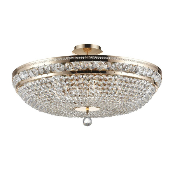 Lampa sufitowa mosiężno-złota OTTILIA 12xE14x60W wym: 34x65x65 cm Maytoni 860403