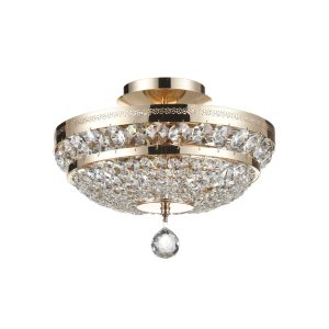 Lampa sufitowa mosiężno-złota OTTILIA 3xE14x60W wym: 23,5x32x32 cm Maytoni 860633 Lampa sufitowa mosiężno-złota OTTILIA 3xE14x60W wym: 23,5x32x32 cm Maytoni 860633