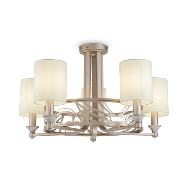 Lampa sufitowa mosiężno-złota VITTORIA 5xE14x40W wym: 37x71x71 cm Maytoni 860713