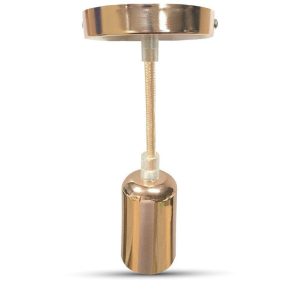 Lampa sufitowa mosiężno-złota VT-7448 1xE27x60W wym: 20x4x4 cm V-TAC 863922 Lampa sufitowa mosiężno-złota VT-7448 1xE27x60W wym: 20x4x4 cm V-TAC 863922