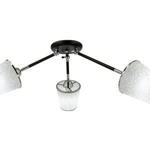 Lampa sufitowa Nairobi 3-punktowa metalowa czarna 55336 Lampa sufitowa Nairobi 3-punktowa metalowa czarna 55336