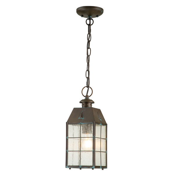 Lampa sufitowa Nantucket postarzany mosiądz 1xE27x60W IP44 Quintiesse 930509