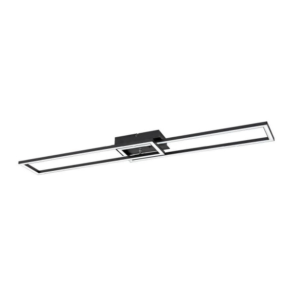 Lampa sufitowa Nefertum z pilotem czarno-biała LED 38W 3150lm IP20 Rabalux 954023