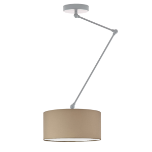 Lampa sufitowa NEWA regulowana do kuchni, salonu, jadalni Srebrny/ Beżowy 905188 Lampa sufitowa NEWA regulowana do kuchni, salonu, jadalni Srebrny/ Beżowy 905188