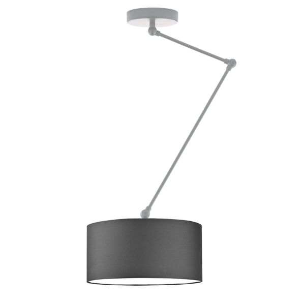 Lampa sufitowa NEWA regulowana do nowoczesnych wnętrz Srebrny/ Grafitowy 905182
