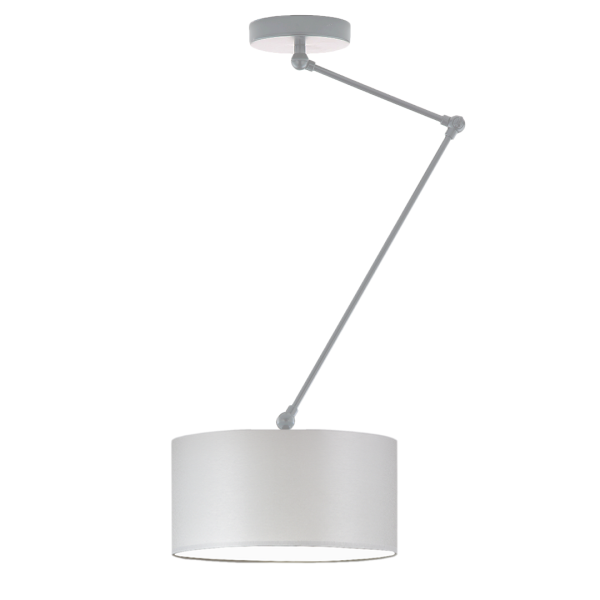 Lampa sufitowa NEWA regulowana do salonu i sypialni Srebrny/ Jasny Szary 905150