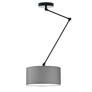 Lampa sufitowa NEWA regulowana do salonu loft Czarny/ Szary Stalowy 905197 Lampa sufitowa NEWA regulowana do salonu loft Czarny/ Szary Stalowy 905197