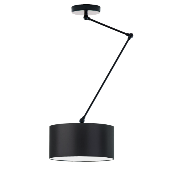 Lampa sufitowa NEWA regulowana loft industrial Czarny/ Czarny 905175