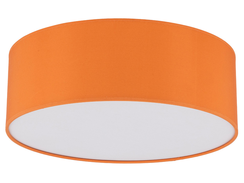 Lampa sufitowa Nicola 4-punktowa tkaninowa pomarańczowa 266135