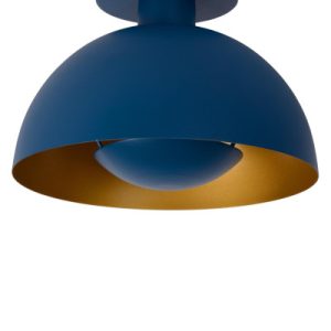 Lampa sufitowa niebiesko-złota SIEMON 1xE27x40W wym: 19x25x25 cm Lucide 820468 Lampa sufitowa niebiesko-złota SIEMON 1xE27x40W wym: 19x25x25 cm Lucide 820468