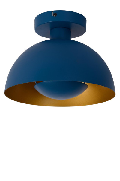 Lampa sufitowa niebiesko-złota SIEMON 1xE27x40W wym: 19x25x25 cm Lucide 820468