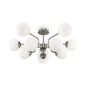 Lampa sufitowa nikiel-biała ERICH 10xE14x40W wym: 34×90,7×90,7 cm Maytoni 860275 Lampa sufitowa nikiel-biała ERICH 10xE14x40W wym: 34×90,7×90,7 cm Maytoni 860275