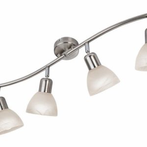 Lampa sufitowa nikiel Daytona 2 4xE14x3W wym: 12x35x10 cm Reality 863974 Lampa sufitowa nikiel Daytona 2 4xE14x3W wym: 12x35x10 cm Reality 863974