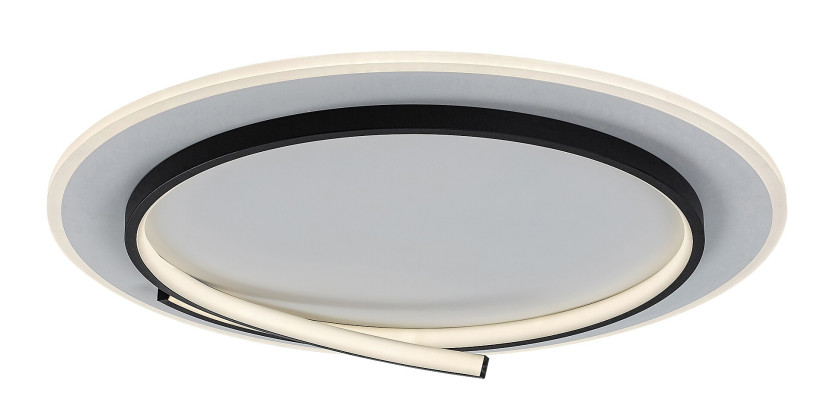 Lampa sufitowa NILOO biało-czarna LED 2x40W Neutralna biel 2600lm Rabalux 859420