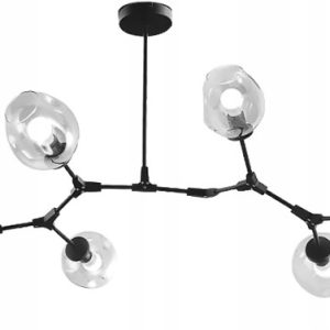 Lampa Sufitowa Nowoczesna Czarna 7-Ramienna App505-7C 71068 Lampa Sufitowa Nowoczesna Czarna 7-Ramienna App505-7C 71068
