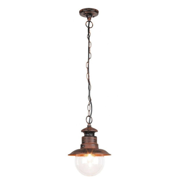 Lampa sufitowa Odessa brąz antyczny-przezroczysty 1xE27x60W IP44 Rabalux 959622