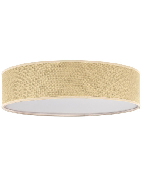 Lampa sufitowa okrągła 60 cm pleciona plafon 142106