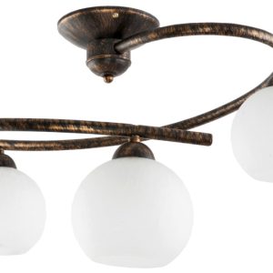 Lampa sufitowa okrągła EDYLIT retro białe kule 3xE27 IVAN NEGRO 9-542 1048892 Lampa sufitowa okrągła EDYLIT retro białe kule 3xE27 IVAN NEGRO 9-542 1048892