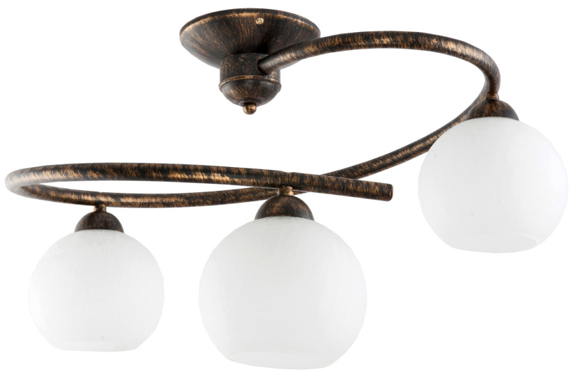 Lampa sufitowa okrągła EDYLIT retro białe kule 3xE27 IVAN NEGRO 9-542 1048892
