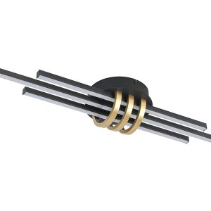 Lampa sufitowa Olaf LED 3-punktowa metalowa czarna 640429 Lampa sufitowa Olaf LED 3-punktowa metalowa czarna 640429