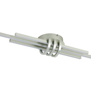 Lampa sufitowa Olaf LED 3-punktowa metalowa srebrna 640431 Lampa sufitowa Olaf LED 3-punktowa metalowa srebrna 640431