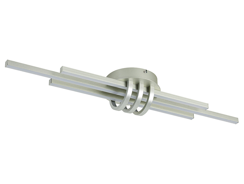 Lampa sufitowa Olaf LED 3-punktowa metalowa srebrna 640431