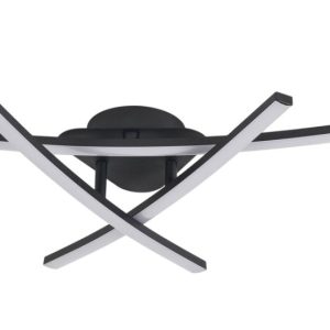 Lampa sufitowa Oren czarno-biała LED 3x18W Ciepła biel 1440lm Reality 860503 Lampa sufitowa Oren czarno-biała LED 3x18W Ciepła biel 1440lm Reality 860503