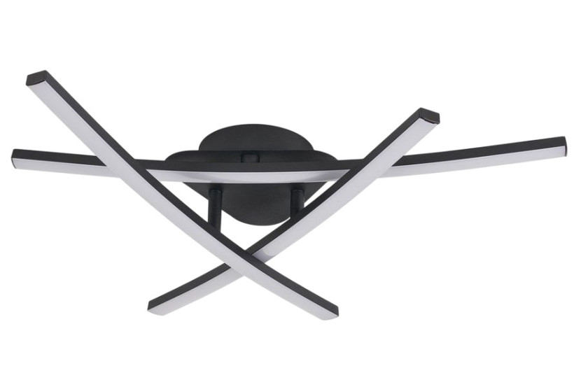 Lampa sufitowa Oren czarno-biała LED 3x18W Ciepła biel 1440lm Reality 860503