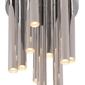 Lampa sufitowa ORGANIC chromowana LED 10W biały ciepły 600lm IP20 Maxlight 1020326 Lampa sufitowa ORGANIC chromowana LED 10W biały ciepły 600lm IP20 Maxlight 1020326