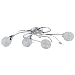 Lampa sufitowa ORLEAN chromowana 4xE14x10W wym:22x43x83cm IP20 Alfa 1020280 Lampa sufitowa ORLEAN chromowana 4xE14x10W wym:22x43x83cm IP20 Alfa 1020280