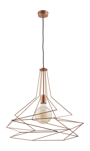 Lampa sufitowa ORO miedziana 1xE27x15W IP20 Jupiter 1004467