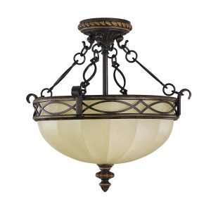 Lampa sufitowa orzech włoski Drawing Room 2xE27x60W wym: 37x39x39 cm Feiss 860274 Lampa sufitowa orzech włoski Drawing Room 2xE27x60W wym: 37x39x39 cm Feiss 860274