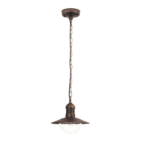 Lampa sufitowa Oslo złoto antyczny-przezroczysty 1xE27x60W IP44 Rabalux 964580