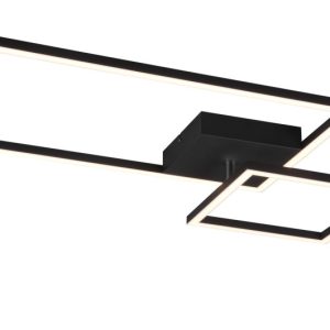Lampa sufitowa PADELLA czarna LED 25W biały neutralny 3000lm IP20 RL 1078444