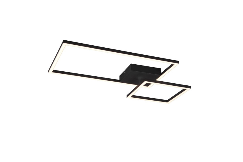 Lampa sufitowa PADELLA czarno-biała LED 2x25W Ciepła biel 3000lm RL 821507