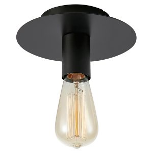 Lampa sufitowa Piatto metalowa czarna 57553