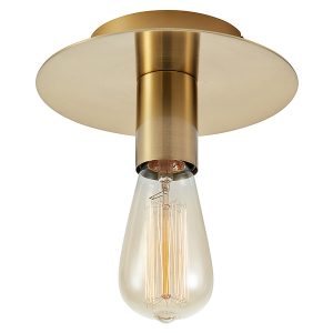 Lampa sufitowa Piatto metalowa złota 57554