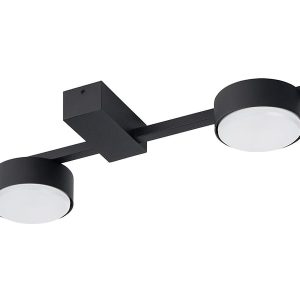 Lampa sufitowa Pills 2-punktowa aluminiowa czarna 147994