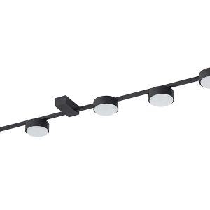 Lampa sufitowa Pills 5-punktowa aluminiowa czarna 147990 Lampa sufitowa Pills 5-punktowa aluminiowa czarna 147990
