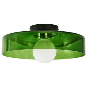 Lampa sufitowa plafon szklany zielony 712317 Lampa sufitowa plafon szklany zielony 712317