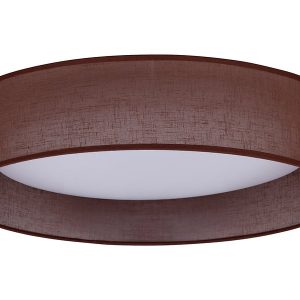 Lampa sufitowa Plafond LED tkaninowa brązowa 333685 Lampa sufitowa Plafond LED tkaninowa brązowa 333685