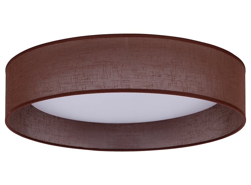 Lampa sufitowa Plafond LED tkaninowa brązowa 333685