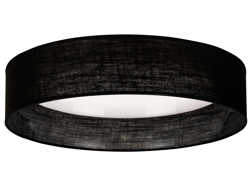 Lampa sufitowa Plafond LED tkaninowa czarna 333694