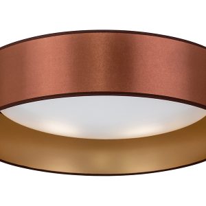 Lampa sufitowa Plafond LED tkaninowa miedziana 333696 Lampa sufitowa Plafond LED tkaninowa miedziana 333696