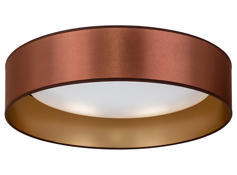 Lampa sufitowa Plafond LED tkaninowa miedziana 333696