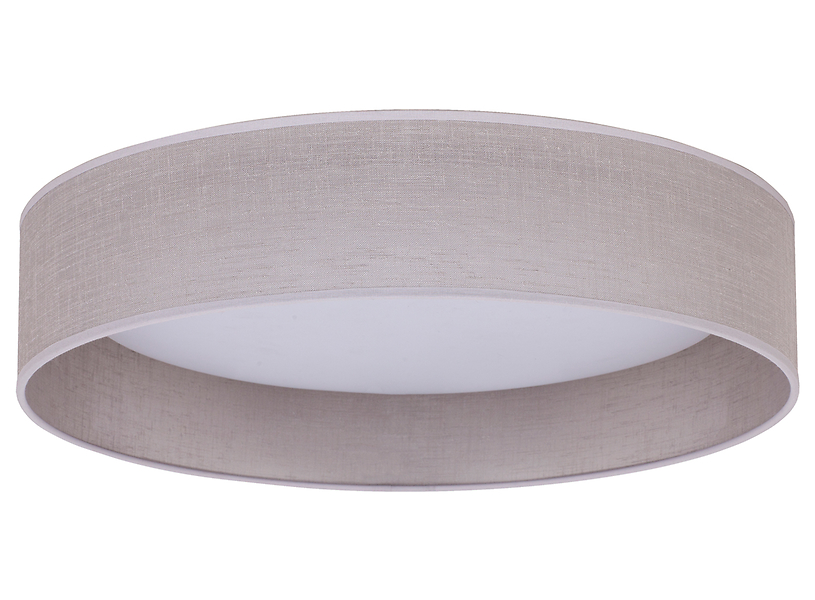 Lampa sufitowa Plafond LED tkaninowa szara 333686