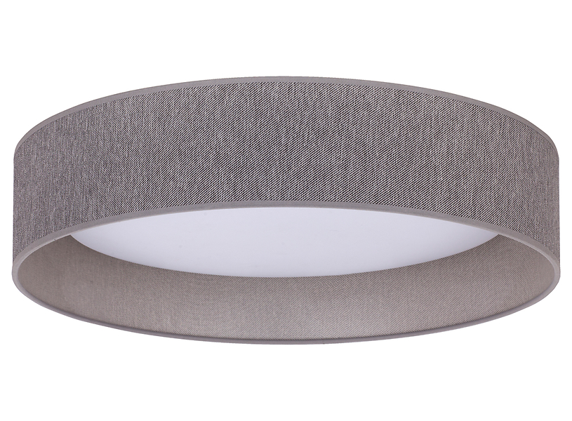 Lampa sufitowa Plafond LED tkaninowa szara 333683