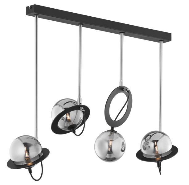 Lampa sufitowa PLANET czarna-niklowana 4xG9x14W IP20 Jupiter 1004461